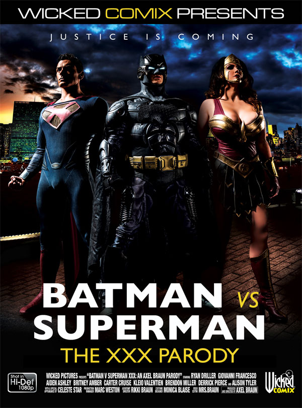 Cover des Erotik Movies Batman V Superman XXX