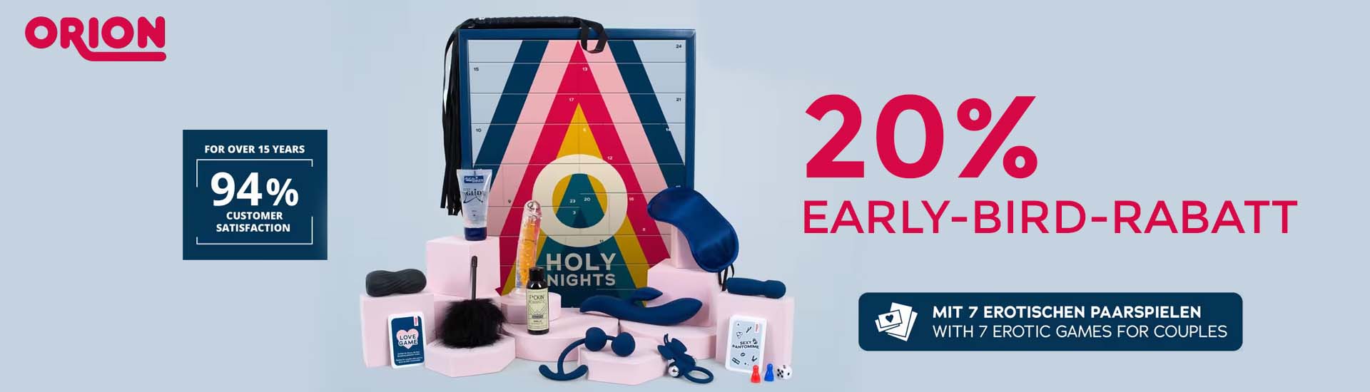 20% Early-Bird-Rabatt: ORION Adventskalender