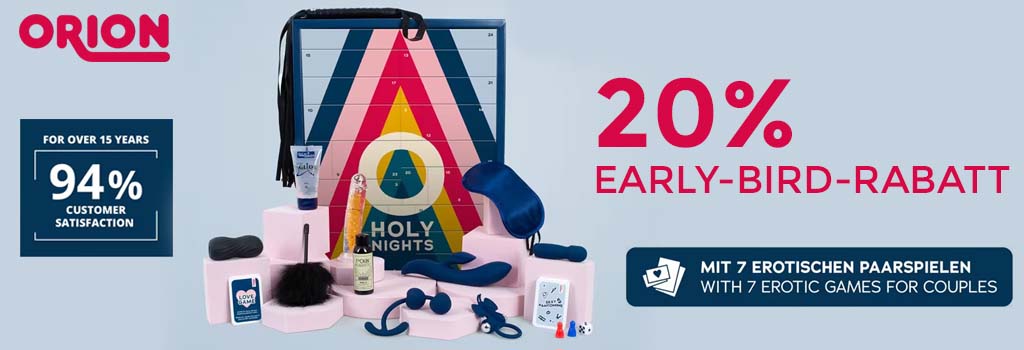 20% Early-Bird-Rabatt: ORION Adventskalender