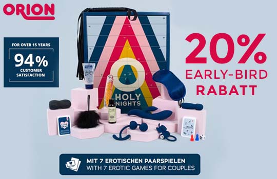 20% Early-Bird-Rabatt: ORION Adventskalender