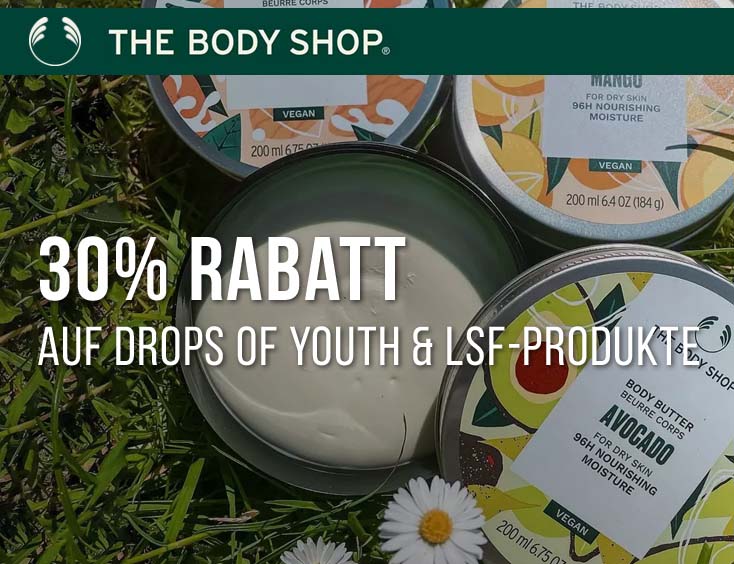 30% Rabatt auf Drops of Youth & LSF-Produkte