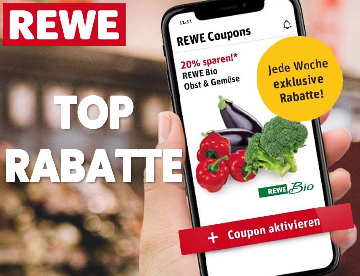 TOP Rabatte: Das REWE App Couponing