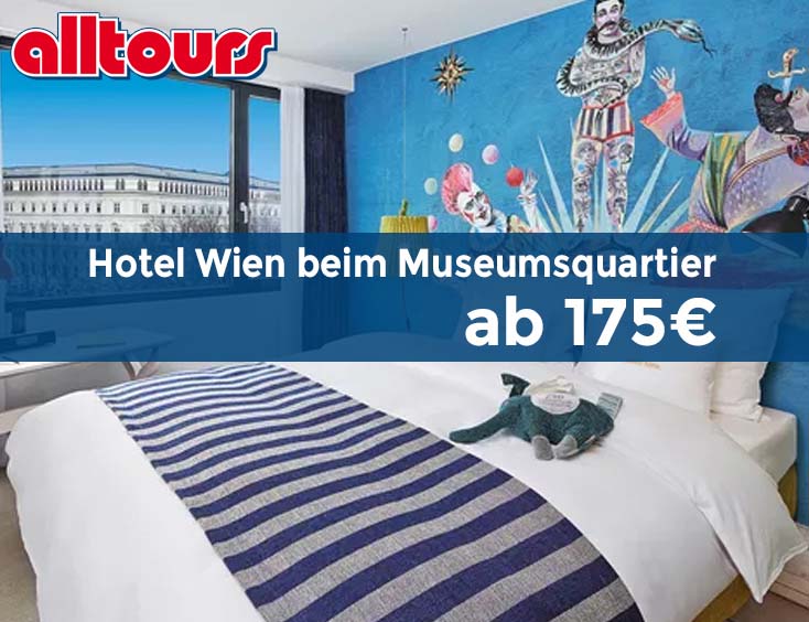 25hours Hotel Wien beim Museumsquartier schon ab 175 €