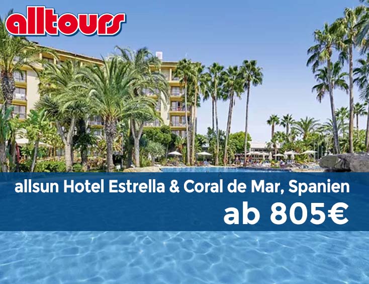 allsun Hotel Estrella & Coral de Mar, Spanien, ab 805 €