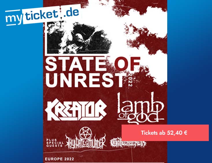Kreator & Lamb Of God - Co-Headline Tour 2022 Tickets