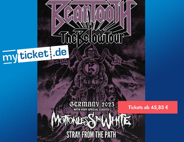 Beartooth - The Below Tour Germany 2023 Tickets