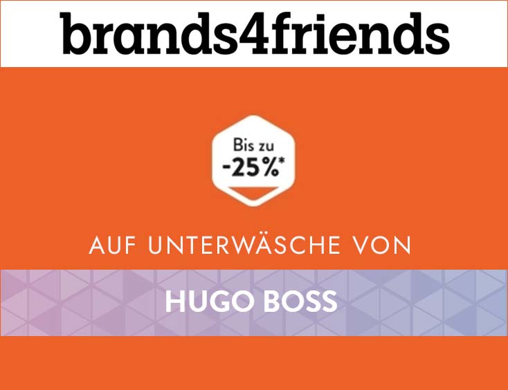 Unterwäsche: Bis zu 25% auf Hugo Boss