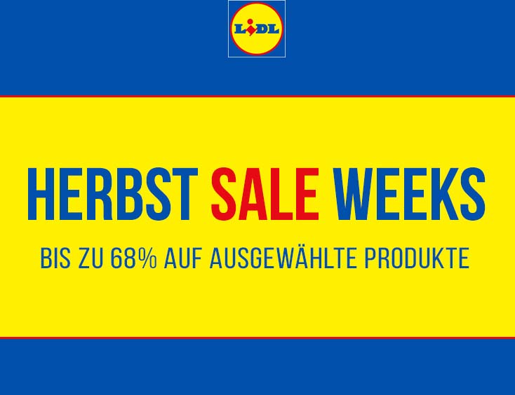 Herbst Sale Weeks bei Lidl