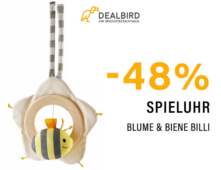 -48% Spieluhr Blume & Biene Billi
