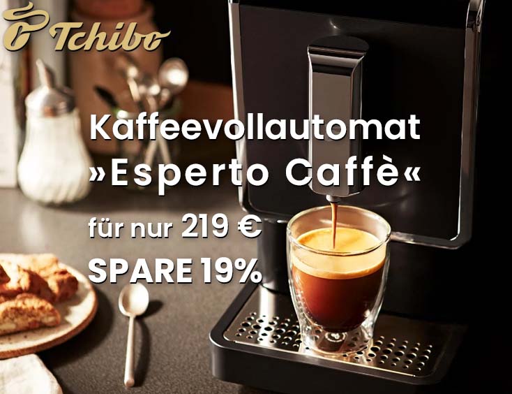 SPAREN: Kaffeevollautomat „Esperto Caffè“ im DEAL