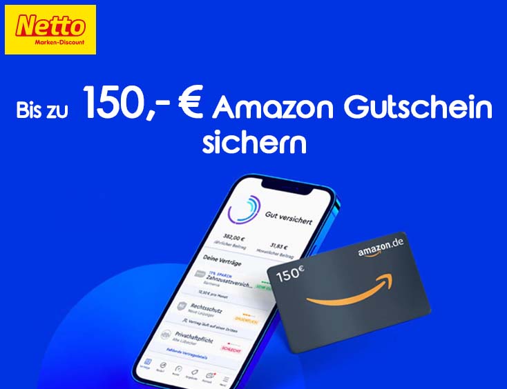 Bis zu 150,- € Amazon Gutschein