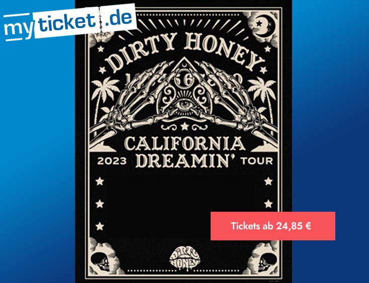 DIRTY HONEY - California Dreamin' Tour 2023 Tickets