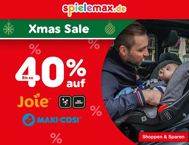 Xmas Sale: Bis zu 40% auf Baby Top Marken