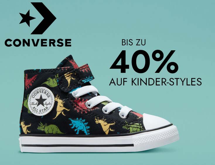 Converse Sale: BIS ZU 40% AUF KINDER STYLES
