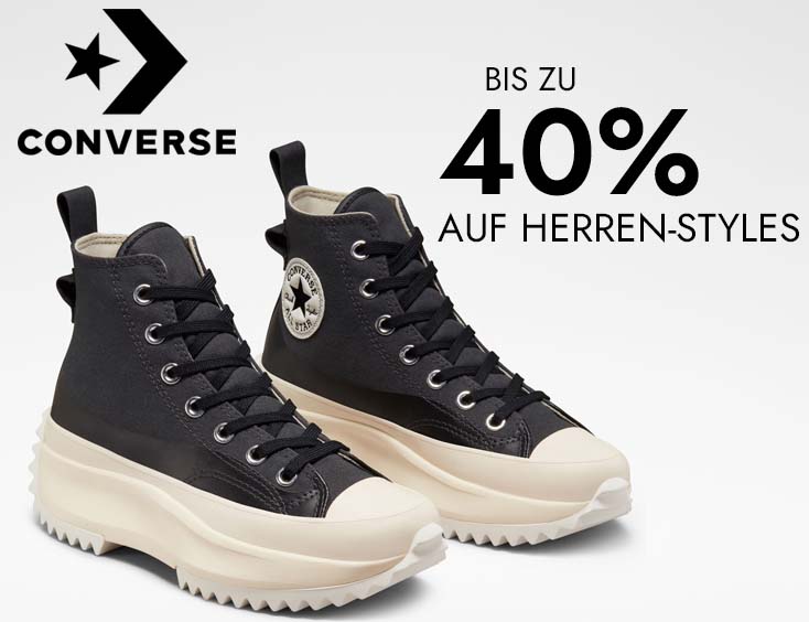 Converse Sale: BIS ZU 40% AUF HERREN STYLES