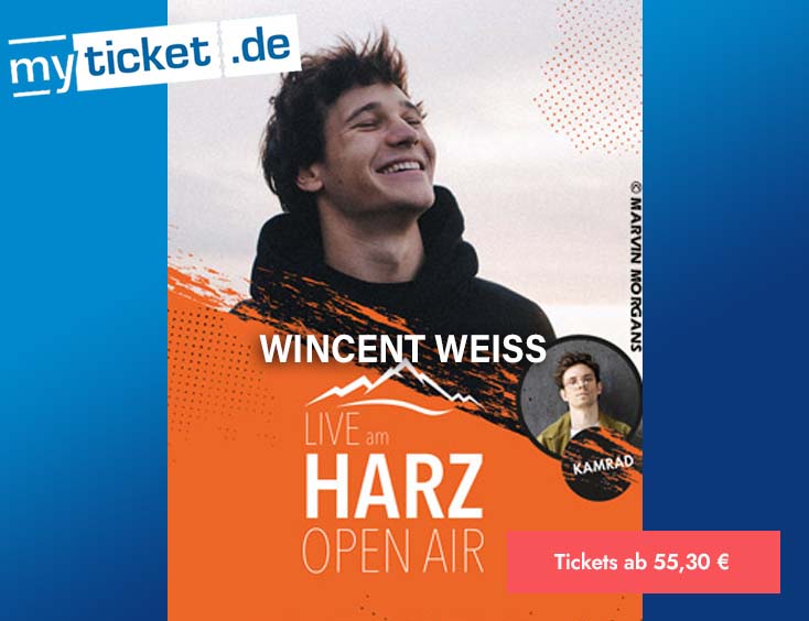 Wincent Weiss Live am Harz Open Air 2023 Tickets
