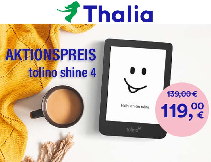 Tolino shine 4 für 119 €