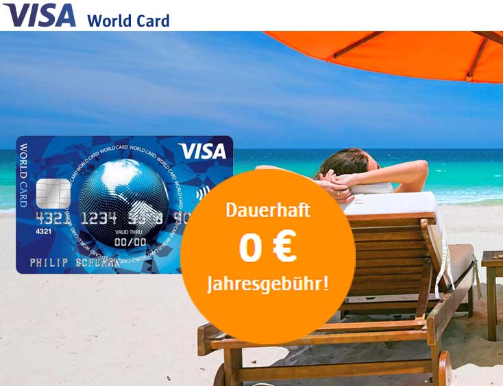 Visa World Card GRATIS