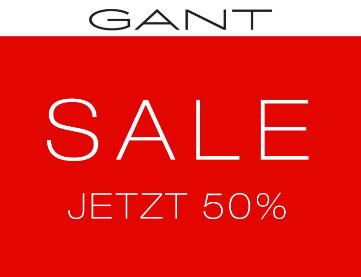 Sale! Jetzt 50% bei GANT