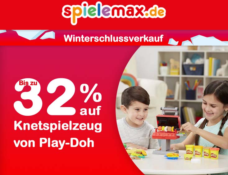 32% Rabatt: Knetspielzeug von Play-Doh