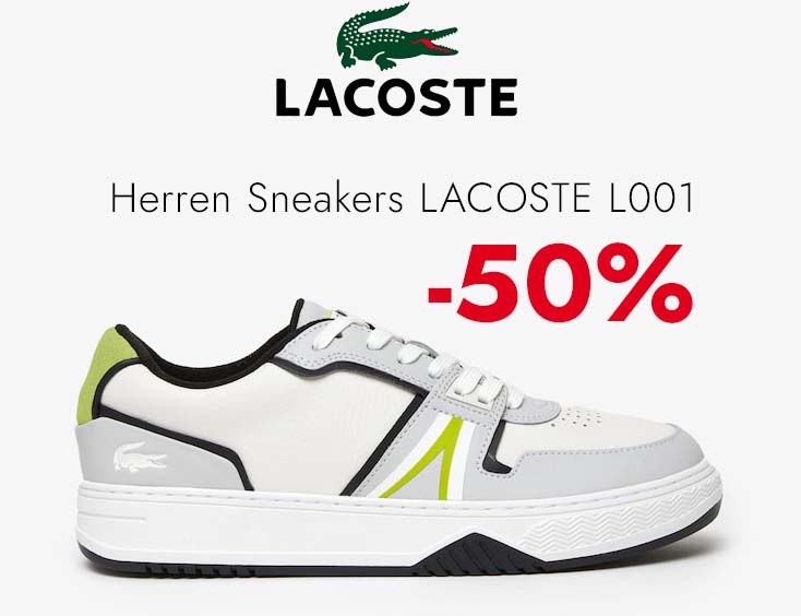 -50% | Herren-Sneakers LACOSTE L001