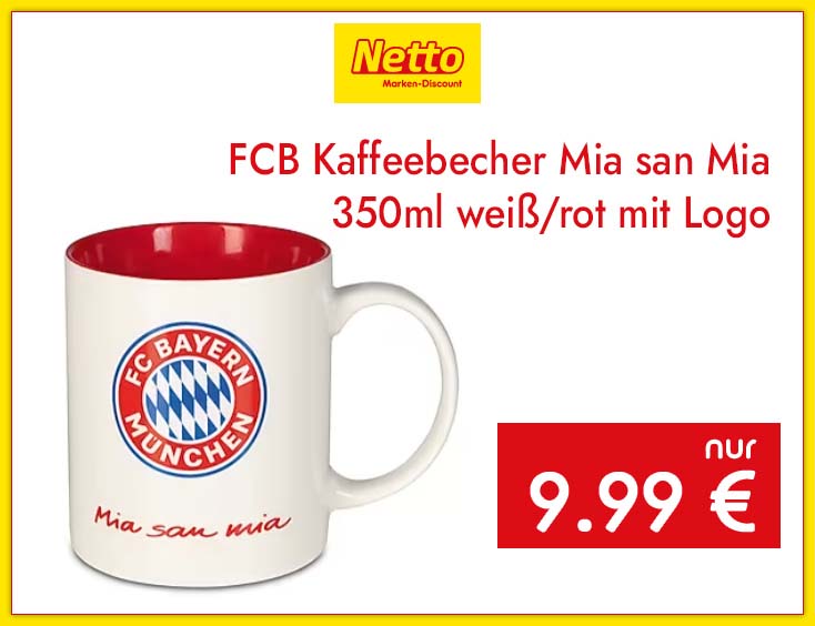 FCB Kaffeebecher "Mia san Mia"