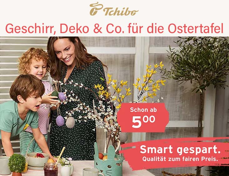 Geschirr, Deko & Co. für die Ostertafel