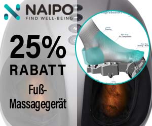 25% Rabatt: Fuß-Massagegerät