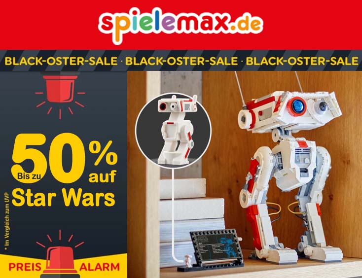 Black Oster Sale! Bis zu 50% auf Star Wars