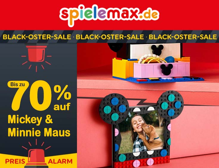 Black Oster Sale: Bis zu 70% auf Micky & Minnie Maus