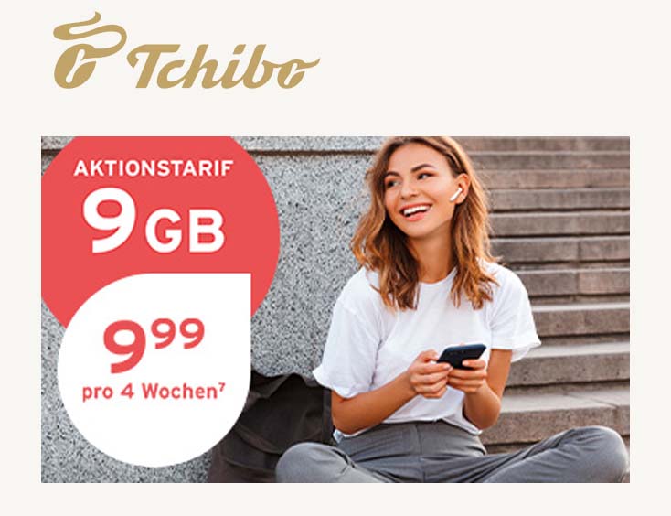 Smartphone Aktionstarif 9 GB für 9,99€