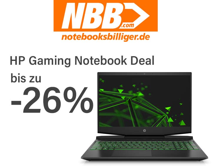 HP Gaming Notebook Deal bis zu -26%