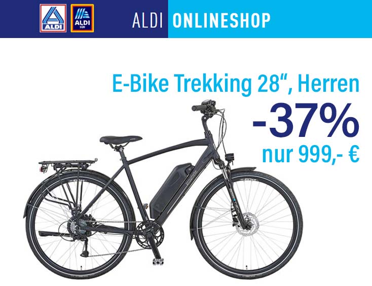 -37% | Prophete E-Bike Trekking 28