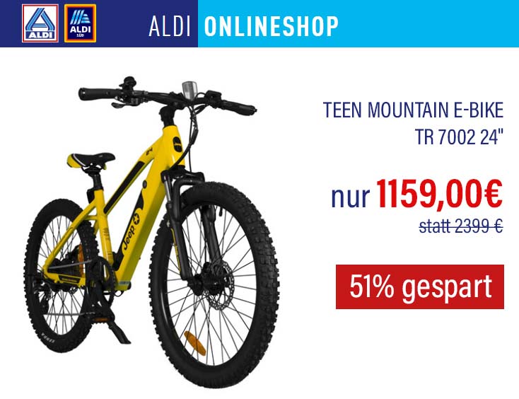-51% | Teen Mountain E-Bike TR 7002 24"