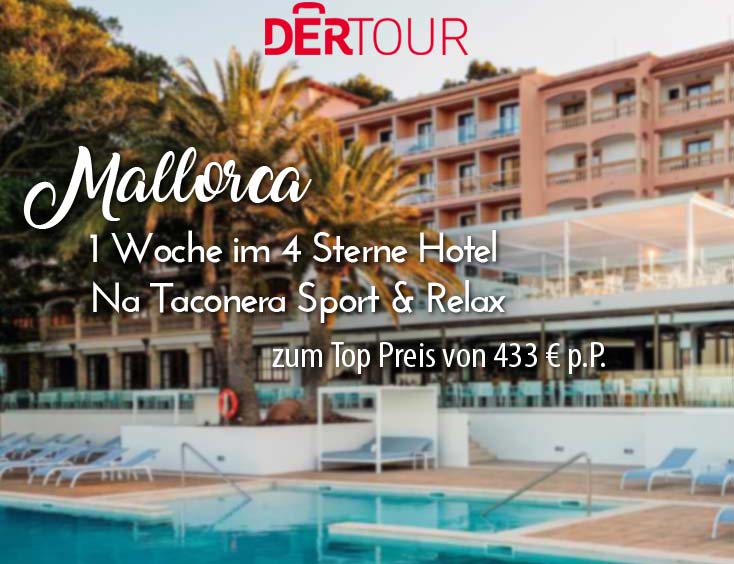 1 Woche Mallorca im 4*Hotel inkl. Flug & Frühstück zum Top Preis von 433 € p.P.