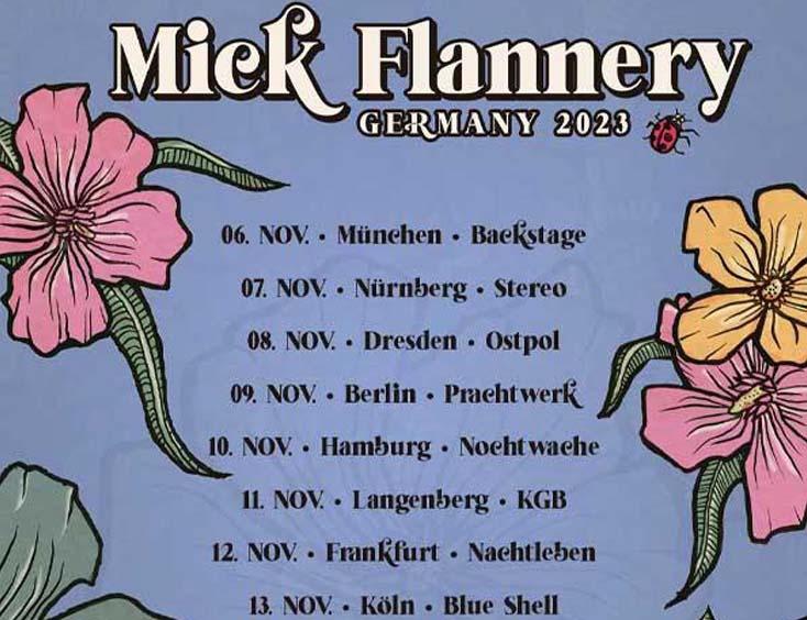 Mick Flannery Germany 2023 Tickets