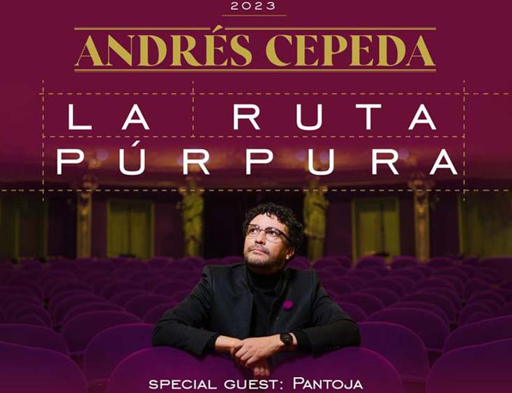 Andres Cepeda La Ruta Purpura Tickets
