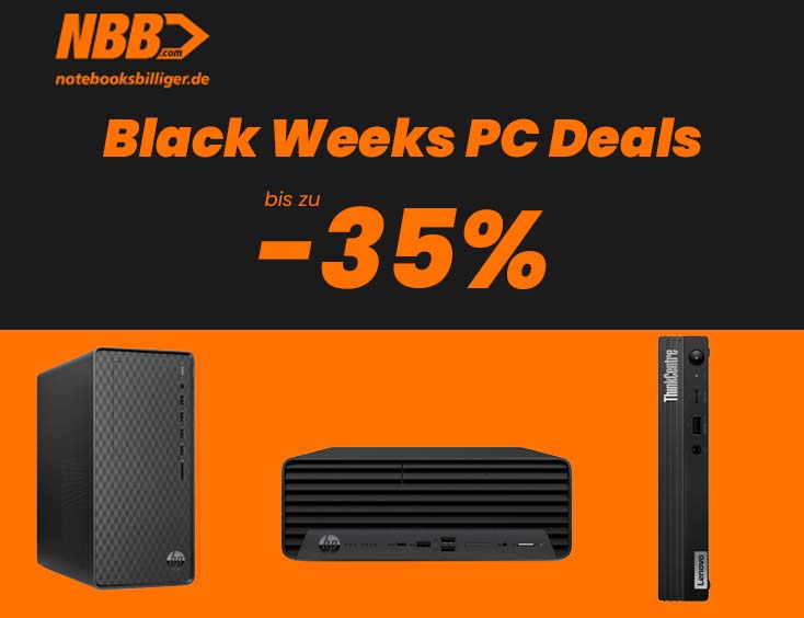 Black Weeks PC Deals - Bis zu -35% zur UVP