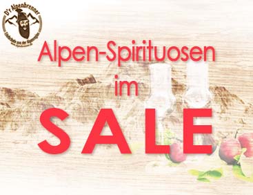 Alpen-Spirituosen im SALE