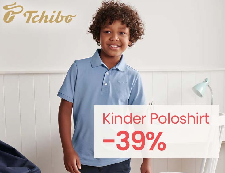 Kinder-Poloshirt mit aufgesticktem Skateboard -39%