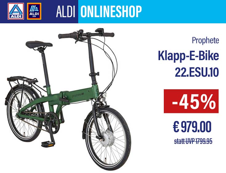 -45% | PROPHETE Klapp-E-Bike