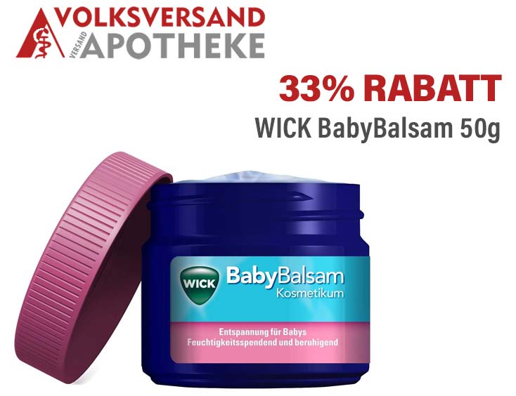 -33% | Wick BabyBalsam 50 g