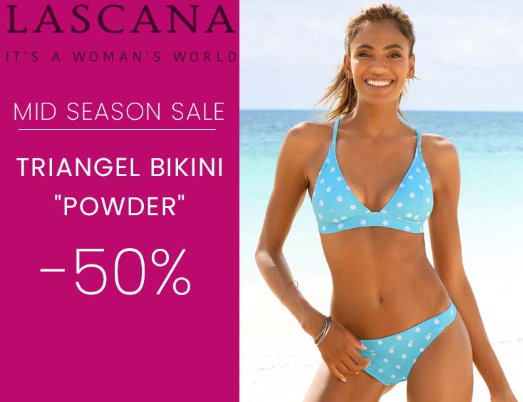 -50% | LASCANA Triangel-Bikini "Powder"