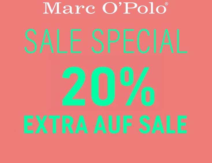 Marc O'Polo | Sale Special 20% extra auf Sale