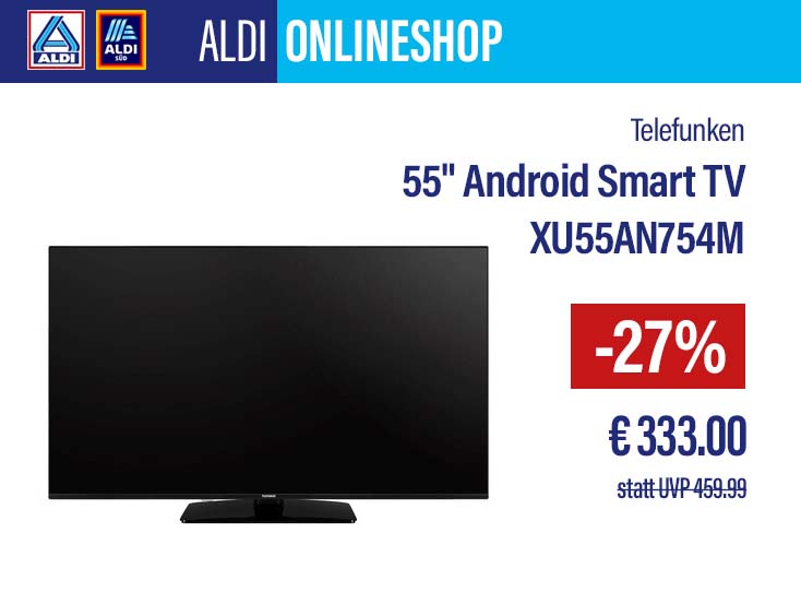 -27% | TELEFUNKEN 55" Android Smart TV