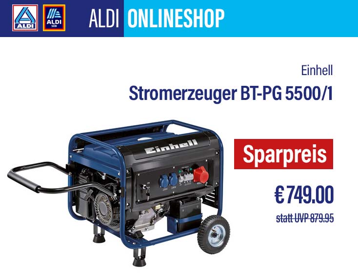 EINHELL Stromerzeuger BT-PG 5500/1
