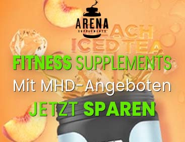 Fitness-Supplements: Mit MHD-Angeboten jetzt SPAREN