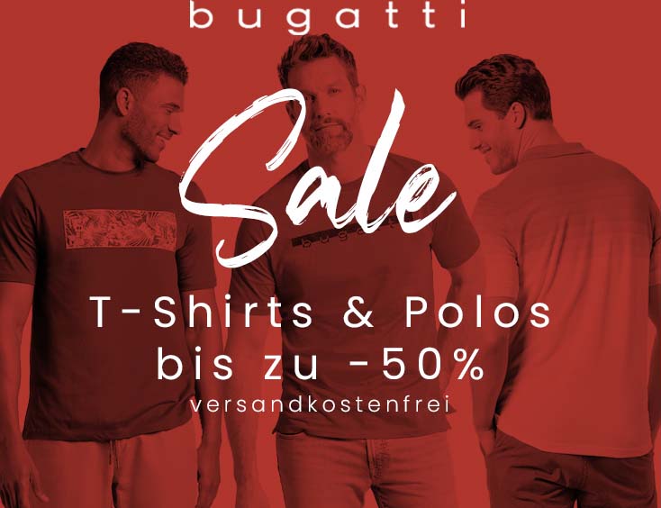 bugatti Fashion | T-Shirts & Polos im Sale bis 50% + VK-frei