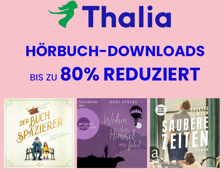 -80% | Große HBDL Sommeraktion: Hörbuch-Downloads