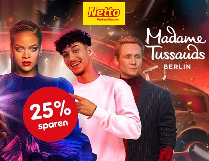 Madame Tussauds Berlin Eintrittskarte 25% Rabatt